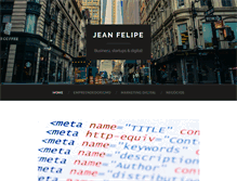 Tablet Screenshot of jeanfelipe.com